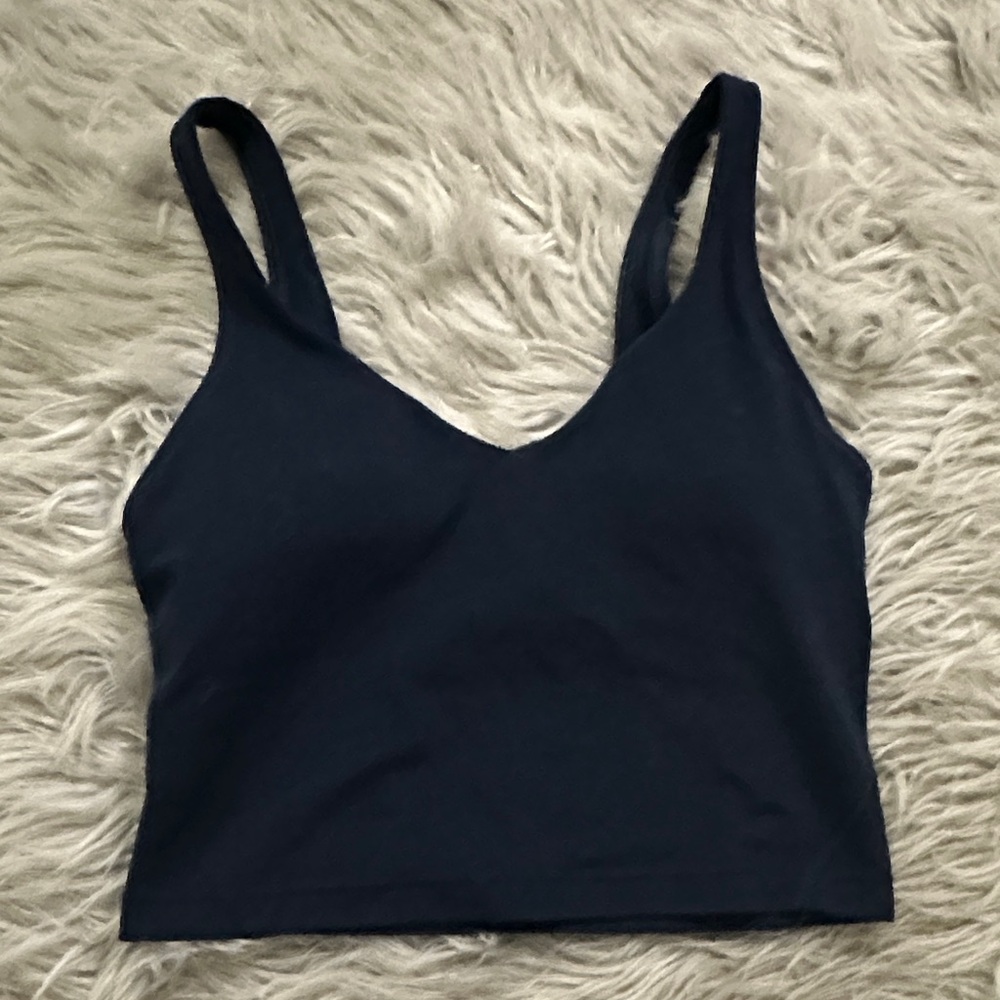 Lululemon Navy Align Crop Top